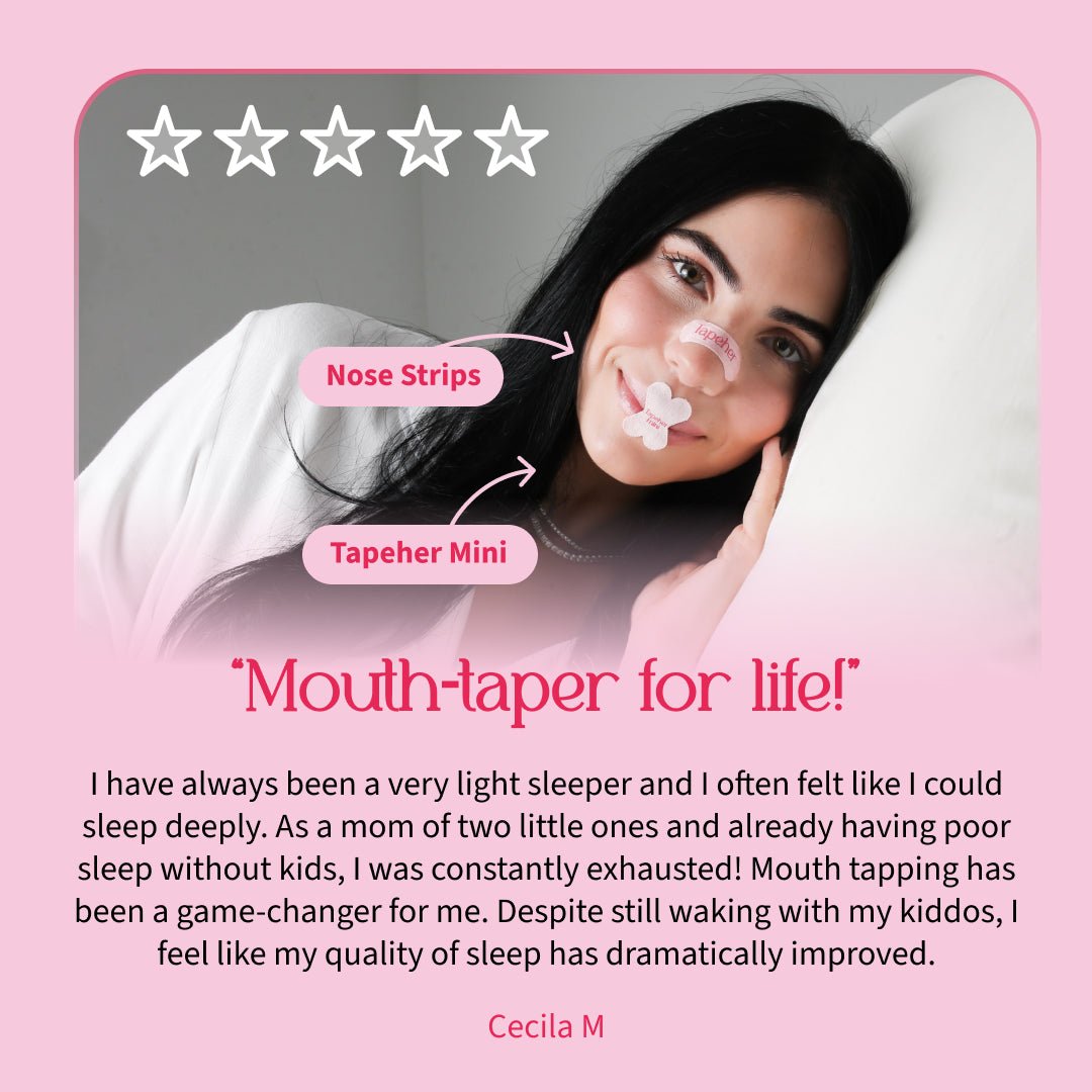Tapeher Mini Mouth Tape - 30 Pack - Tapeher