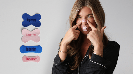 The Science Behind Better Sleep: Introducing Tapeher & Tapehim Nose Strips - Tapeher