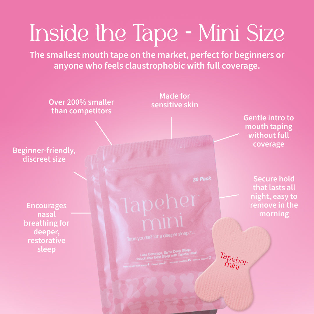 Tapeher Mini Mouth Tape - 30 Pack
