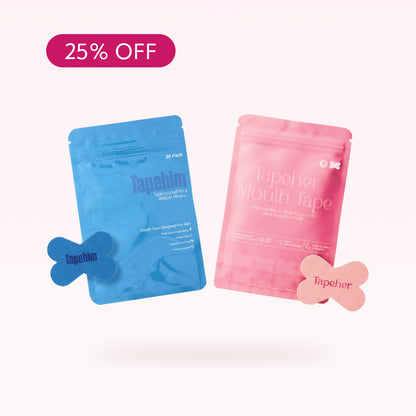 His & Hers Mini Mouth Tape Bundle (Save 25%)