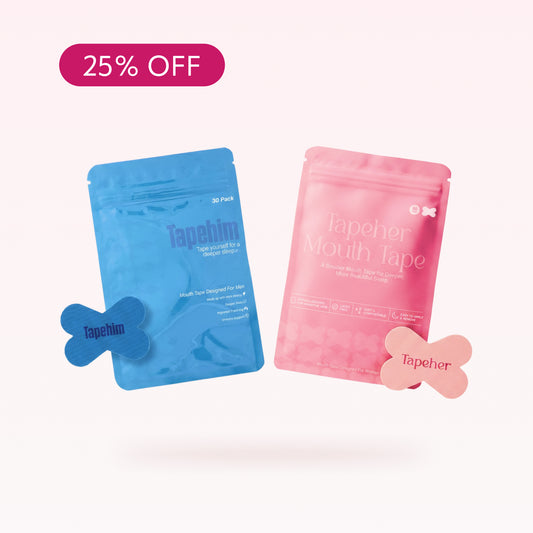 His & Hers Mini Mouth Tape Bundle (Save 25%)