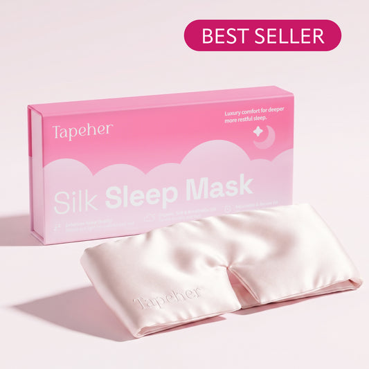 Tapeher 100% Mulberry Silk Sleep Mask