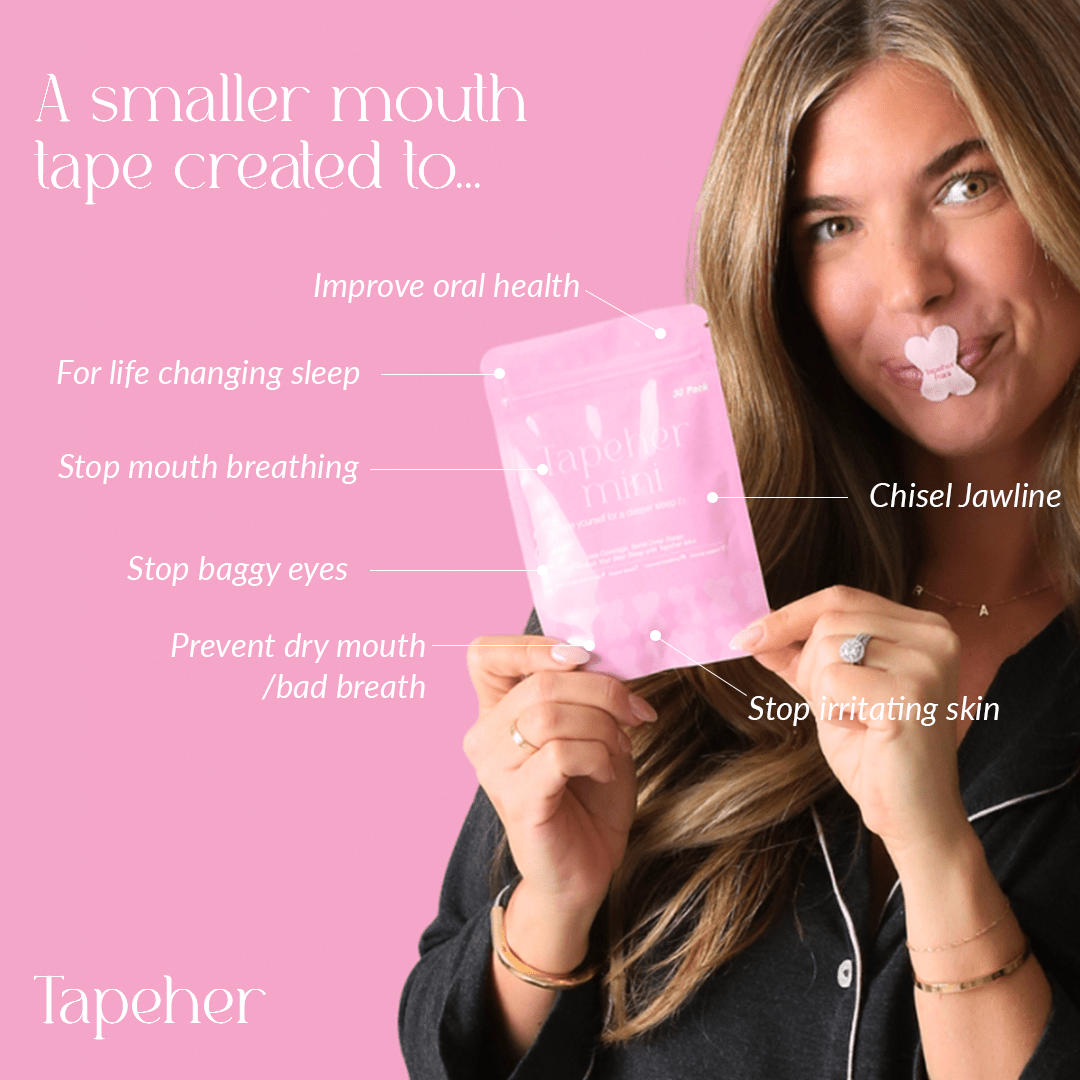 His & Hers Mini Bundle: Tapeher & Tapehim Mini Mouth Tape - Tapeher