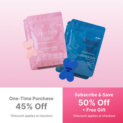 His & Hers Mini Mouth Tape Bundle (Save 45%) - Tapeher