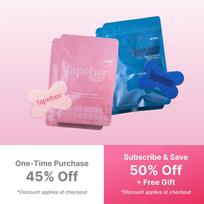His & Hers Mouth Tape Bundle (Save 45%) - Tapeher