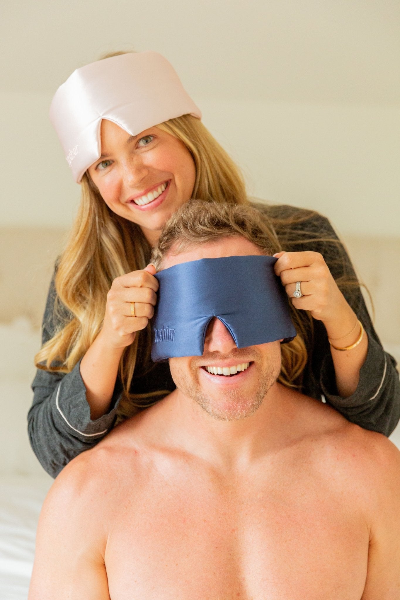 His & Hers Silk Sleep Mask Bundle (Save 20%) - Tapeher