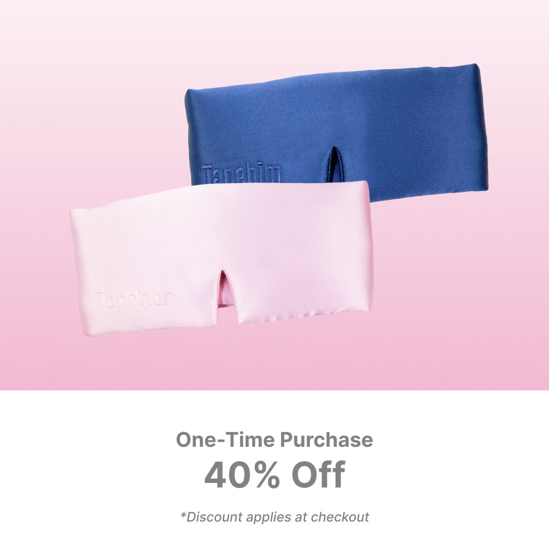 His & Hers Silk Sleep Mask Bundle (Save 40%) - Tapeher