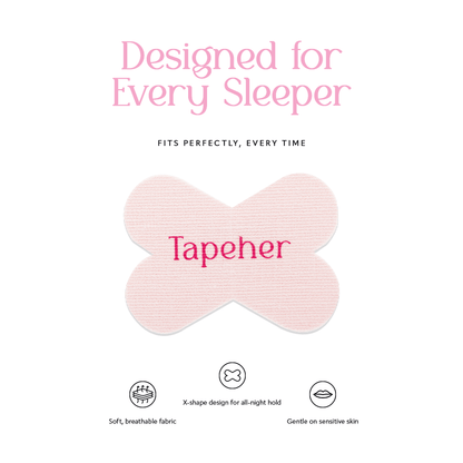 Tapeher Mouth Tape - 30 Pack - Tapeher