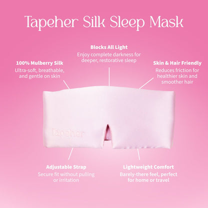 Tapeher Silk Sleep Mask - Tapeher